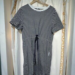 LARGE - Draper James Tie Waist Tee Shirt Dress
